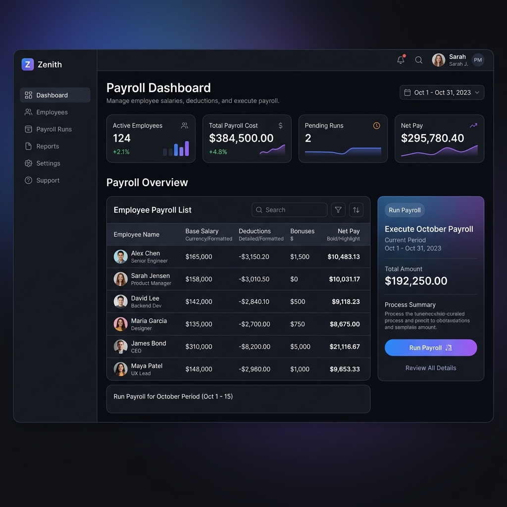 Payroll Demonstration